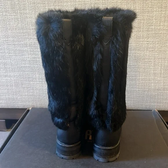 Frye Natalie Cuff Lug Boots Winter Rain Boots